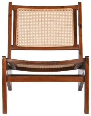 Balinese Dark Brown Rattan Outdoor Chair