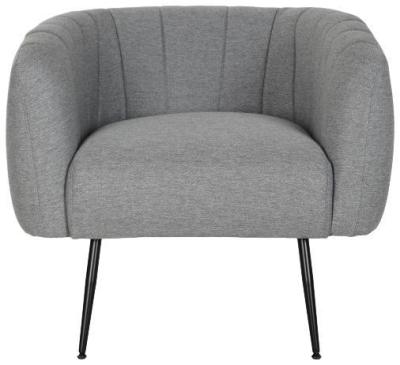 Scandi Grey Fabric Armchair