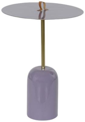 Urban Lilac Metal Side Table