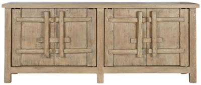 Natural Olmaz 230cm Extra Large 4 Door Sideboard