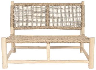 Product photograph of Natural Teak Outdoor Bench from Choice Furniture Superstore