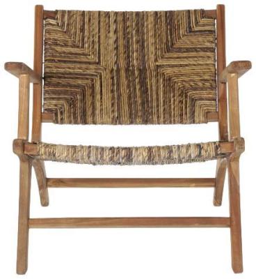 Product photograph of Erode Natural Teak Armchair from Choice Furniture Superstore