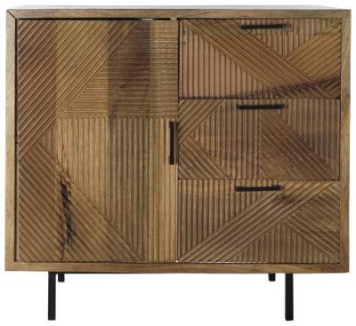 Natural Mango Wood 90cm Small Sideboard