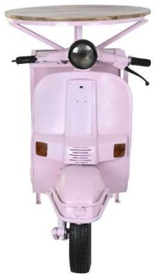 Product photograph of Vespa Pink Scooter Table from Choice Furniture Superstore