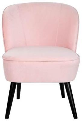 Product photograph of Pink Fabric Armless Chair from Choice Furniture Superstore