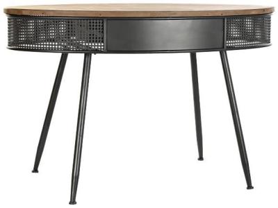 Product photograph of Alma Black 1 Drawer 120cm Console Table from Choice Furniture Superstore