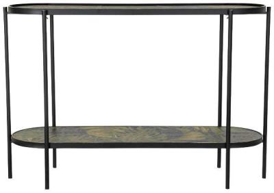 Ballia Black Metal Console Table