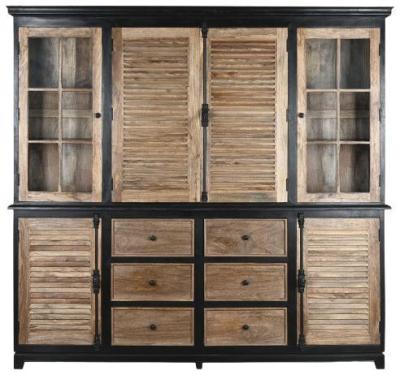 Mango Wood 6 Door Large Display Cabinet