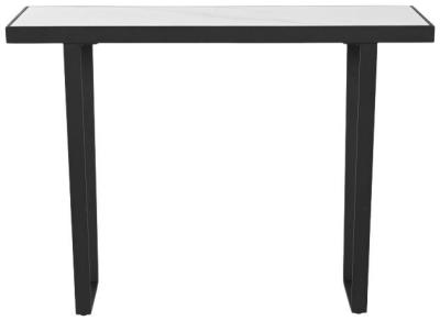 Urban Black Metal Console Table