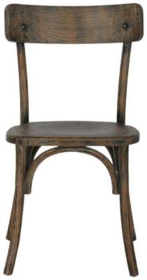 Set Of 2 Vintage Brown Dining Chair