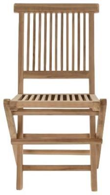Product photograph of Natural Teak Wood Folding Chair from Choice Furniture Superstore