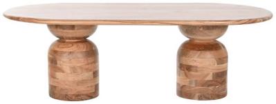 Product photograph of Alpine Acacia Wood Coffee Table from Choice Furniture Superstore