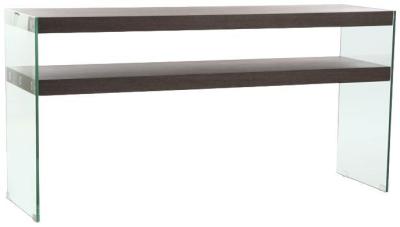 Product photograph of Modern Brown Console Table from Choice Furniture Superstore