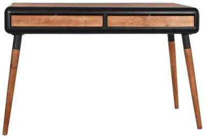 Product photograph of Loft Dark Brown 2 Drawer Console Table from Choice Furniture Superstore