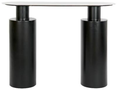 Modern Golden And Black Iron Console Table