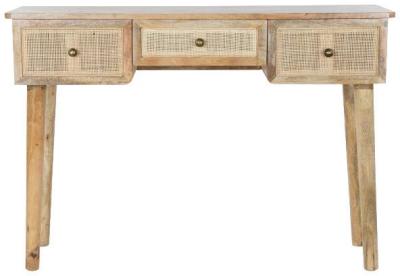 Rewa Mango Wood 3 Drawer Console Table