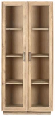 Mango Wood 2 Door Tall Display Cabinet