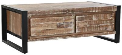 Product photograph of Alpine Acacia Wood Storage Coffee Table from Choice Furniture Superstore