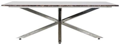 Modern Silver Steel Coffee Table