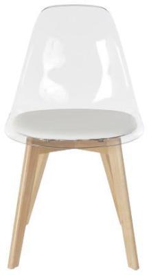 Set Of 2 Urban White Dining Chair