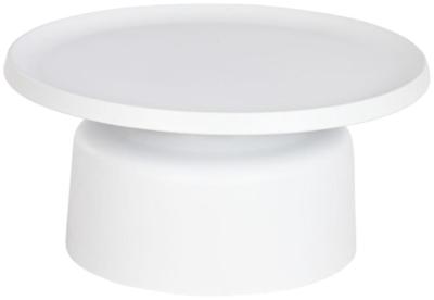 Urban White Metal Round Coffee Table