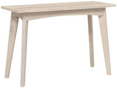 Product photograph of Romantic White Mango Wood Console Table from Choice Furniture Superstore