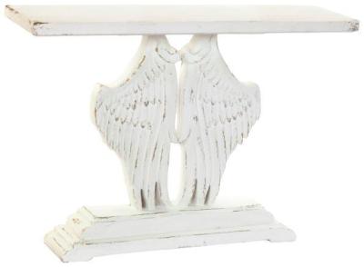 Harlow White Wood Console Table