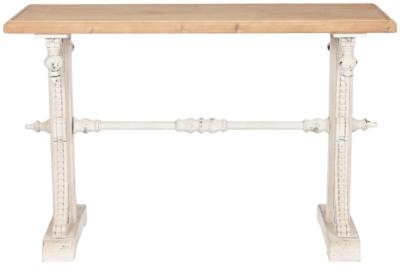 Product photograph of Neoclassic Natural And White Console Table from Choice Furniture Superstore