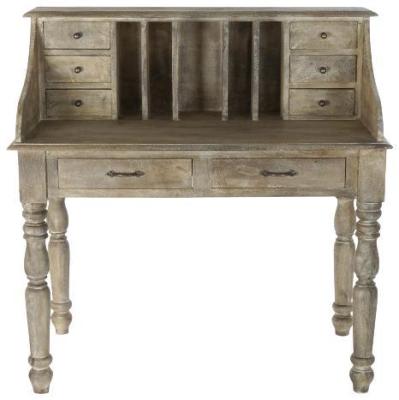 Product photograph of Mango Wood Traditional Style Desk from Choice Furniture Superstore