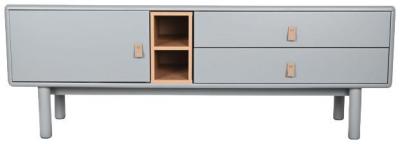 African Grey Wooden 140cm Tv Unit