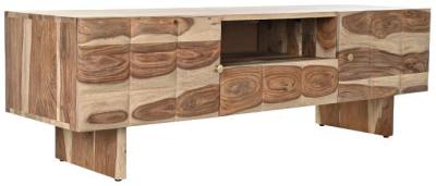 Light Brown Sheesham 145cm Tv Unit