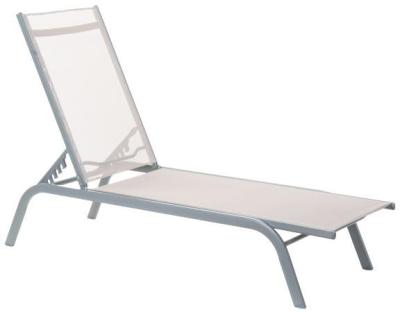 Garden Light Grey Deck Chair