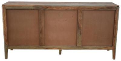 Scandi Sheesham 160cm Large Buffet Sideboard 2 Door