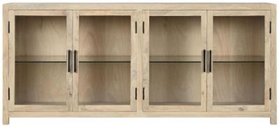 Modern Mango Wood Medium Buffet Sideboard 4 Doors