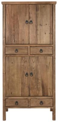 Product photograph of Natural Wooden Hall Cabinet from Choice Furniture Superstore