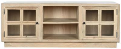 Natural Mango Wood 135cm Tv Unit