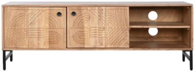 Oriental Acacia Wood 145cm Tv Unit