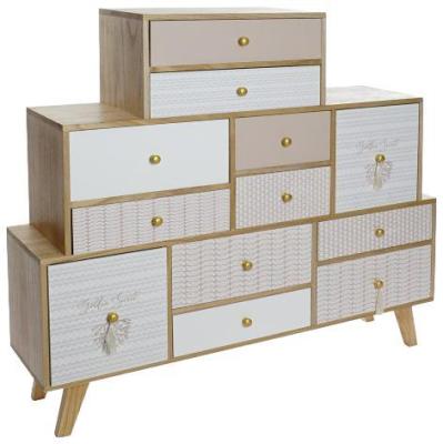 Product photograph of Scandi Wooden Multidrawer Hall Cabinet from Choice Furniture Superstore