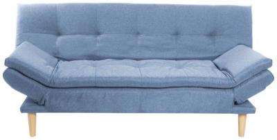 Scandi Sky Blue Fabric 2 Seater Sofabed