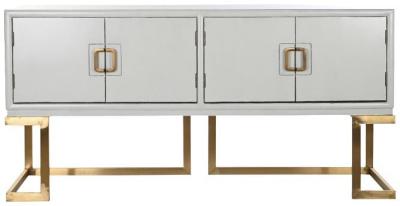 Brooklyn White Wooden Large Buffet Sideboard 4 Doors