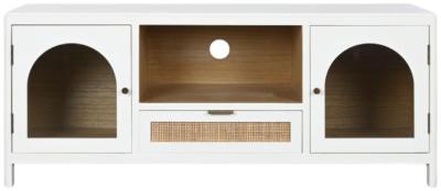 Buxton White Wooden 120cm Tv Unit