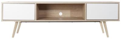 Modern White Wooden 160cm Tv Unit