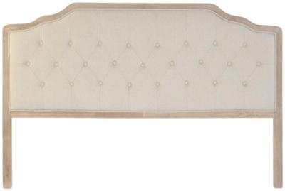 Traditional Beige Linen Headboard