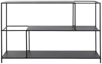 Loft Black Metal Shelving Unit