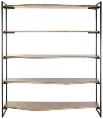 Modern Mango Wood Open Shelving Unit