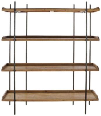 Vintage Brown Open Shelving Unit