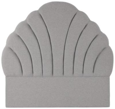 Chic Grey Fabric Headboard