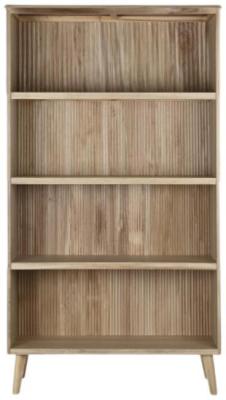 Scandi Light Brown Wood Bookcase