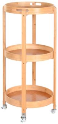 Product photograph of Basics Natural Bamboo Serving Cart from Choice Furniture Superstore