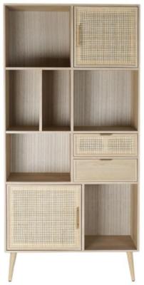 Scandi Natural 2 Door Bookcase